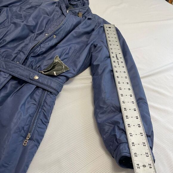 Bogner VTG Blue One Piece Snow Bib Ski Snow Suit Size 10 - Picture 2 of 14